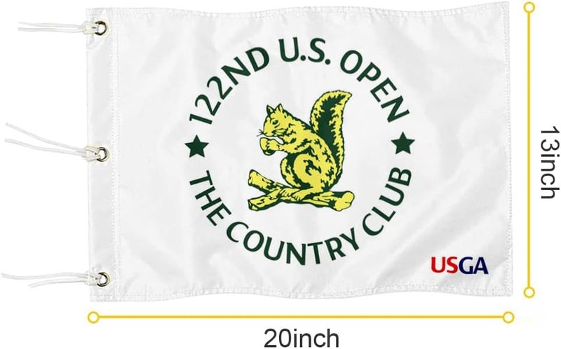 2BUT Standard Golf Flag USGA Golf Pin Flag Practic Putting Green Golf Flag For Backyard Garden Double-Sewn 600D Nylon Miniature Pin Flag with Grommets 20" L x 13" H white - Image 2